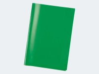Heftschoner A5 grün transparent