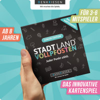 Stadt Land Vollpfosten Das Kartenspiel junior edition